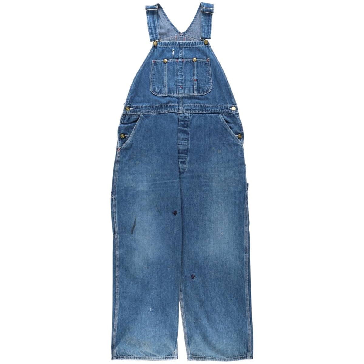 古着 80～90年代 ディッキーズ Dickies デニムオーバーオール USA製