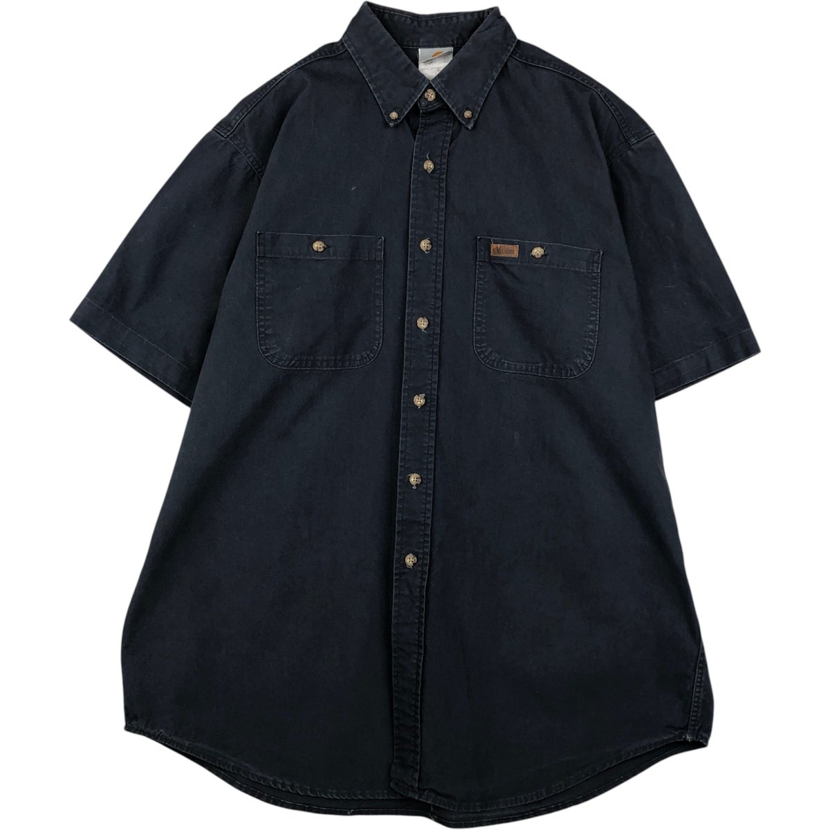 古着 カーハート Carhartt RUGGED FLEX ボタンダウン 半袖 ワーク