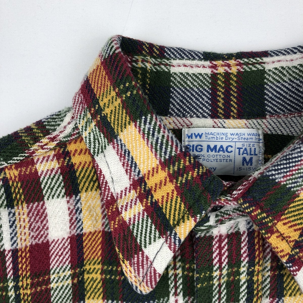 古着 70年代 ビッグマック BIG MAC JCPenny 長袖 フランネルチェック