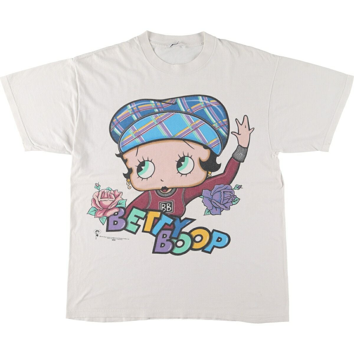 古着 90年代 BETTY BOOP ベティブープ 大判プリント キャラクター