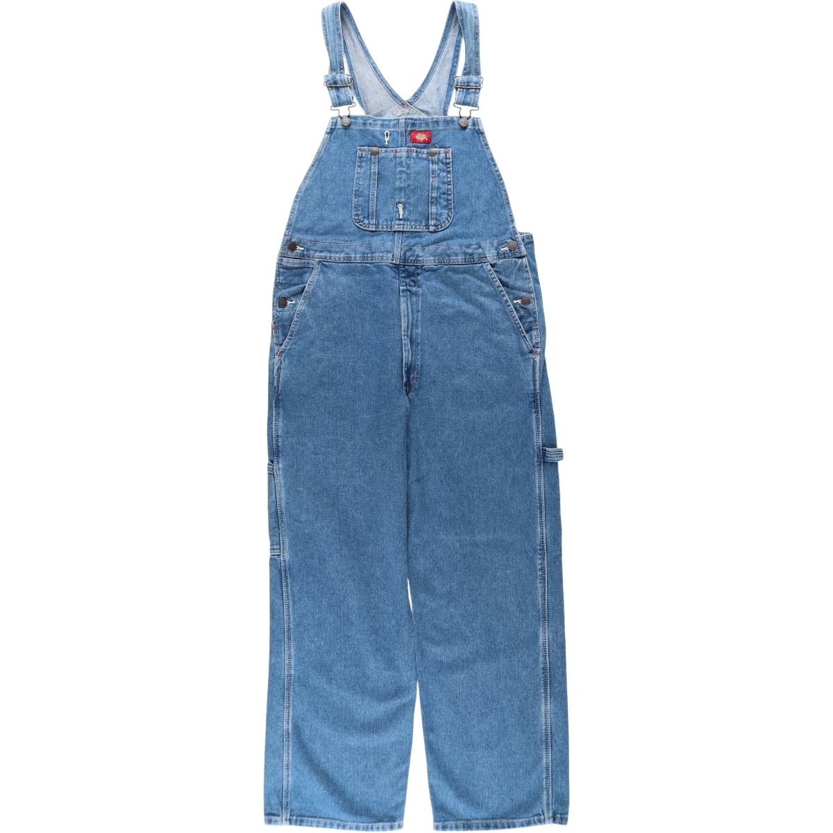 古着 ディッキーズ Dickies ヒッコリーストライプ オーバーオール USA