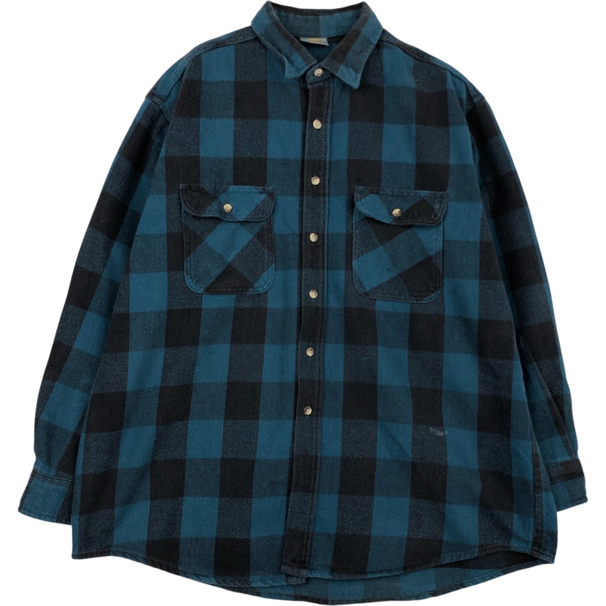 古着 JACHS バッファローチェック 長袖 フランネルチェックシャツ メンズS相当/eaa608759 古着 JACHS バッファローチェック 長袖 フランネルチェックシャツ