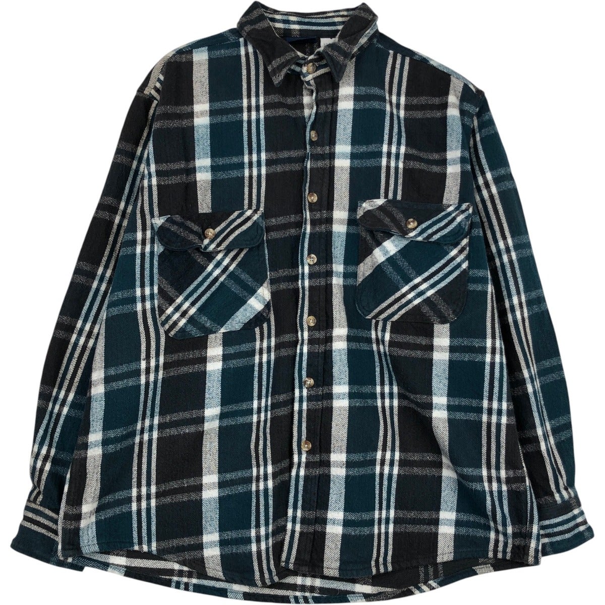 古着 ～90年代 ダコタ DAKOTA 長袖 ヘビーネルチェックシャツ メンズL