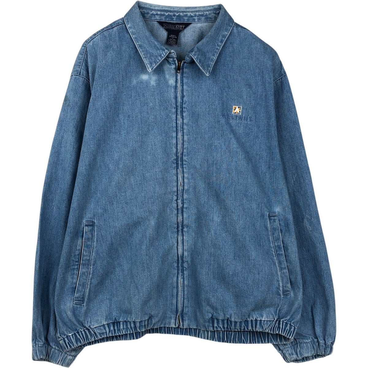 古着 80～90年代 ランズエンド LANDS END ナイロンジャケット メンズL