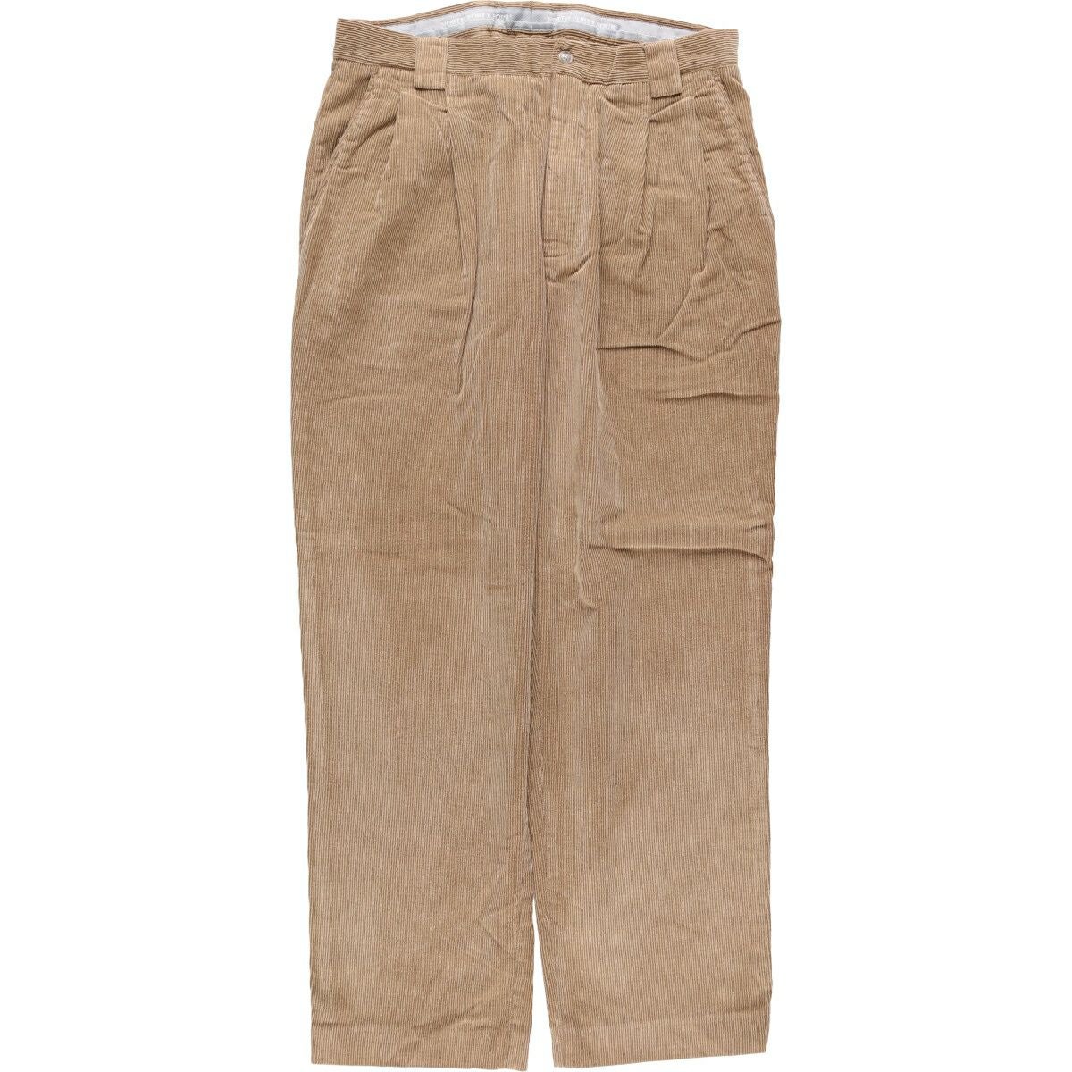 古着 ドッカーズ DOCKERS PREMIUM ツータック コットン×リネンパンツ