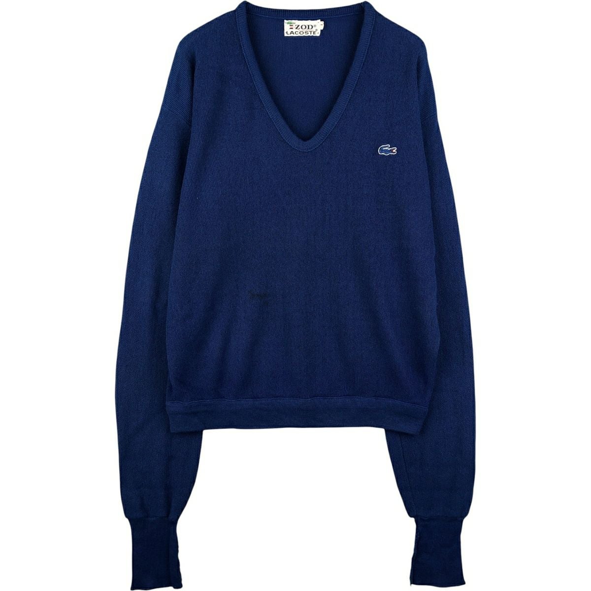 古着 ビッグサイズ 90年代 ラコステ LACOSTE フランス企画 Vネック