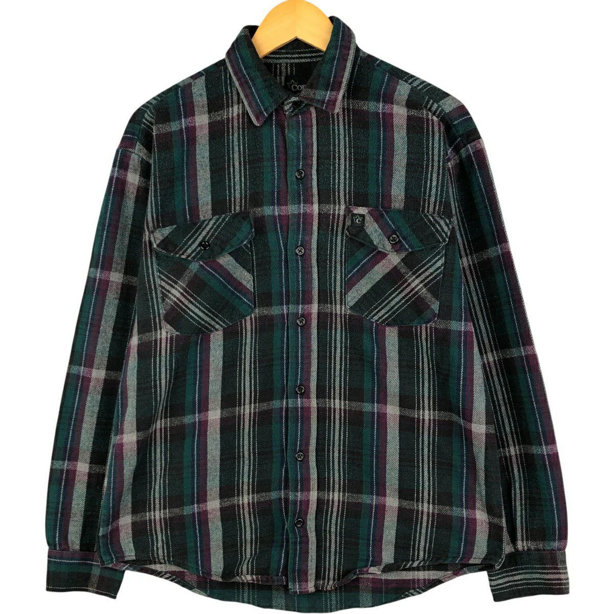 古着 90年代 Gander Mountain 長袖 フランネルチェックシャツ USA製