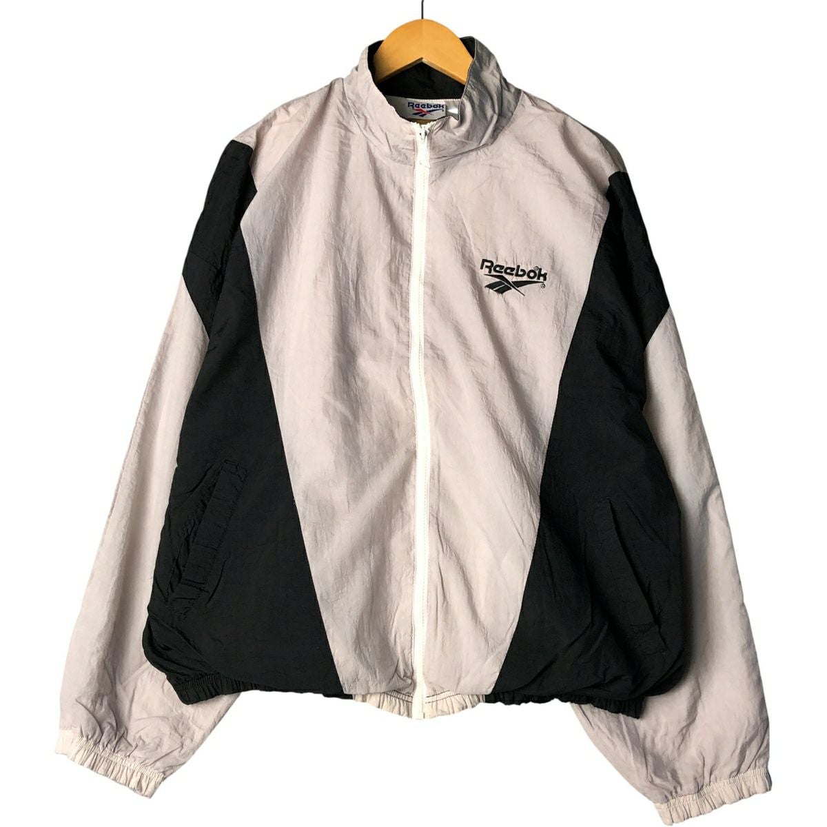 古着 90年代 リーボック Reebok ナイロンジャケット メンズL相当