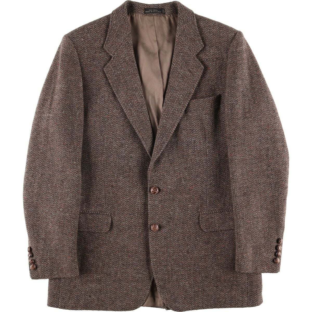 古着 Centaur カシミア混 ウールテーラードジャケット 英国製 メンズL