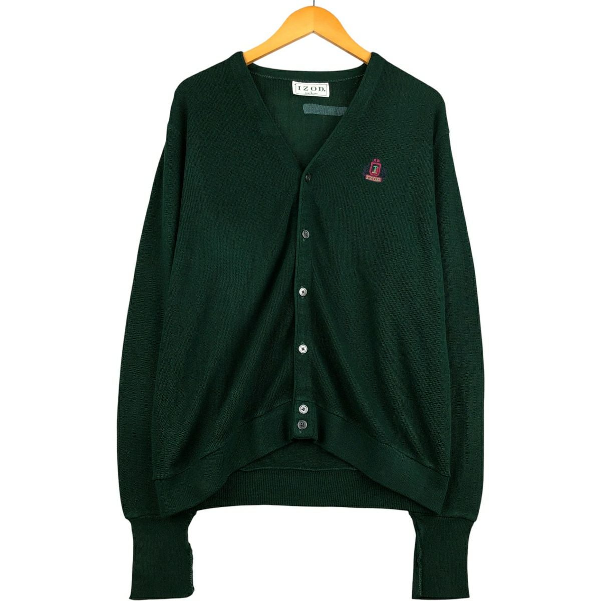 古着 90年代 IZOD アクリルニットカーディガン USA製 メンズL相当