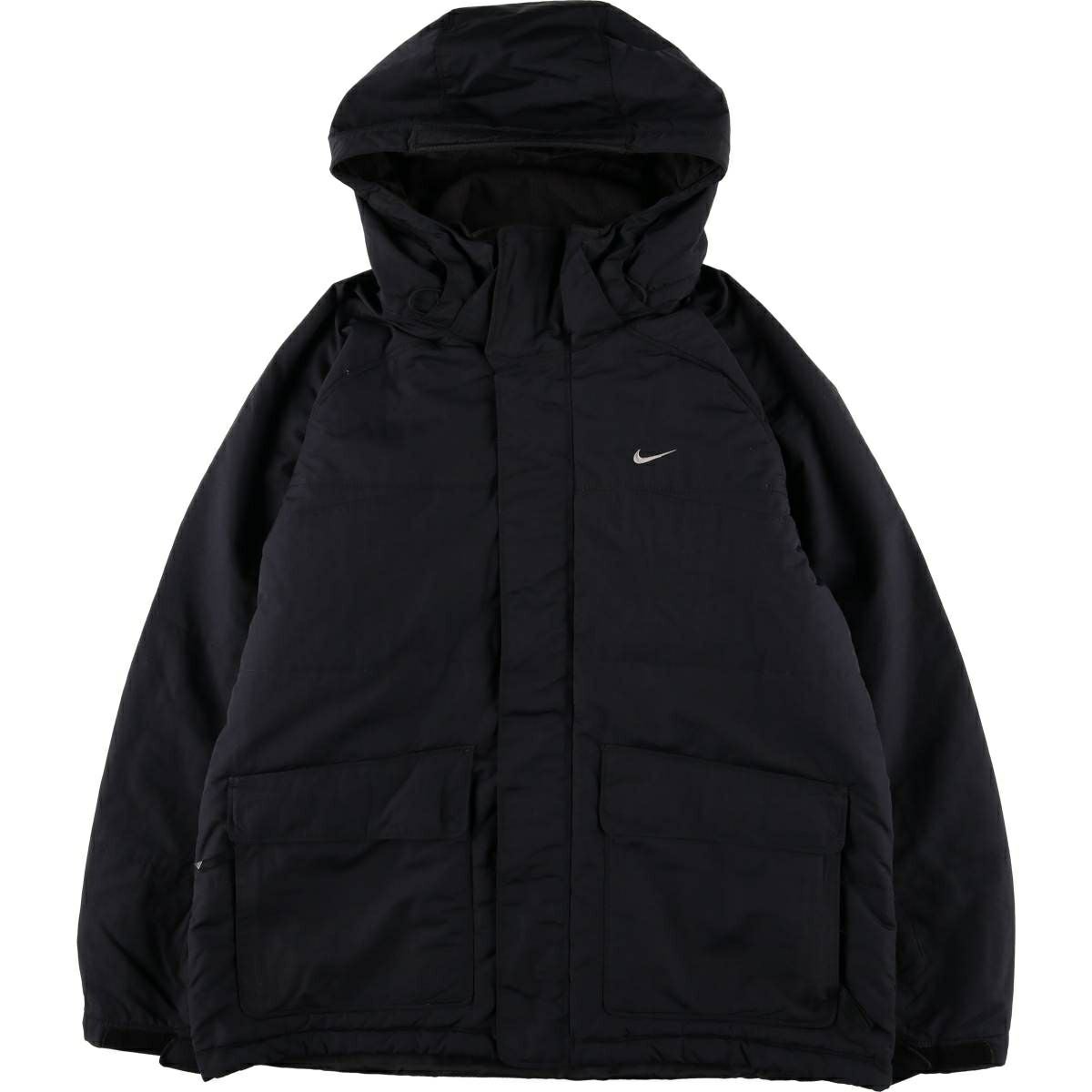 古着 00年代 ナイキ NIKE バックロゴ リバーシブル フリース×中綿