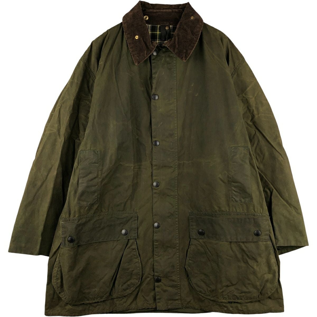 古着 バブアー Barbour 3ワラント ウールニットセーター メンズXL相当