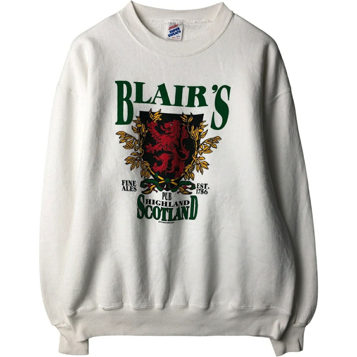 古着 80～90年代 ジャージーズ Jerzees SUPER SWEATS カレッジ