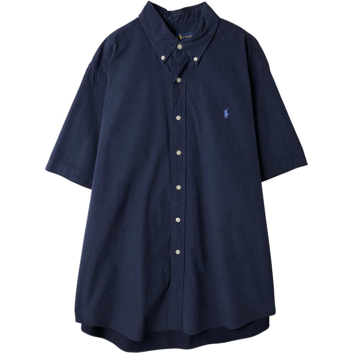 古着 ラルフローレン Ralph Lauren 花柄 半袖 ボタンダウンシャツ