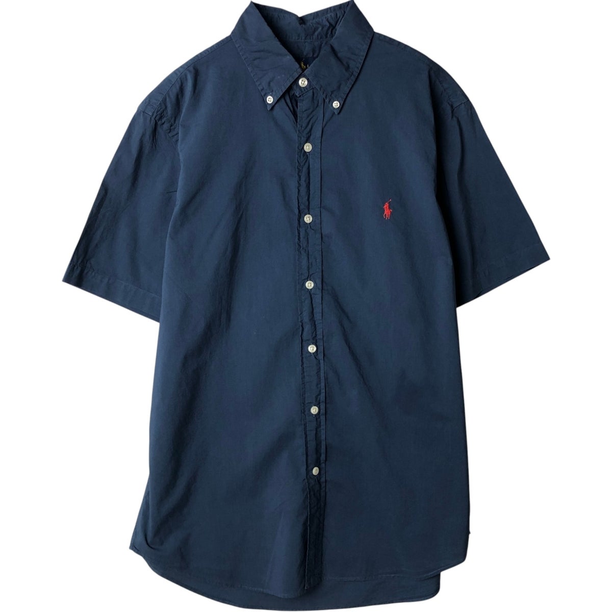 古着 ラルフローレン Ralph Lauren 総柄 半袖 ポロシャツ メンズM相当