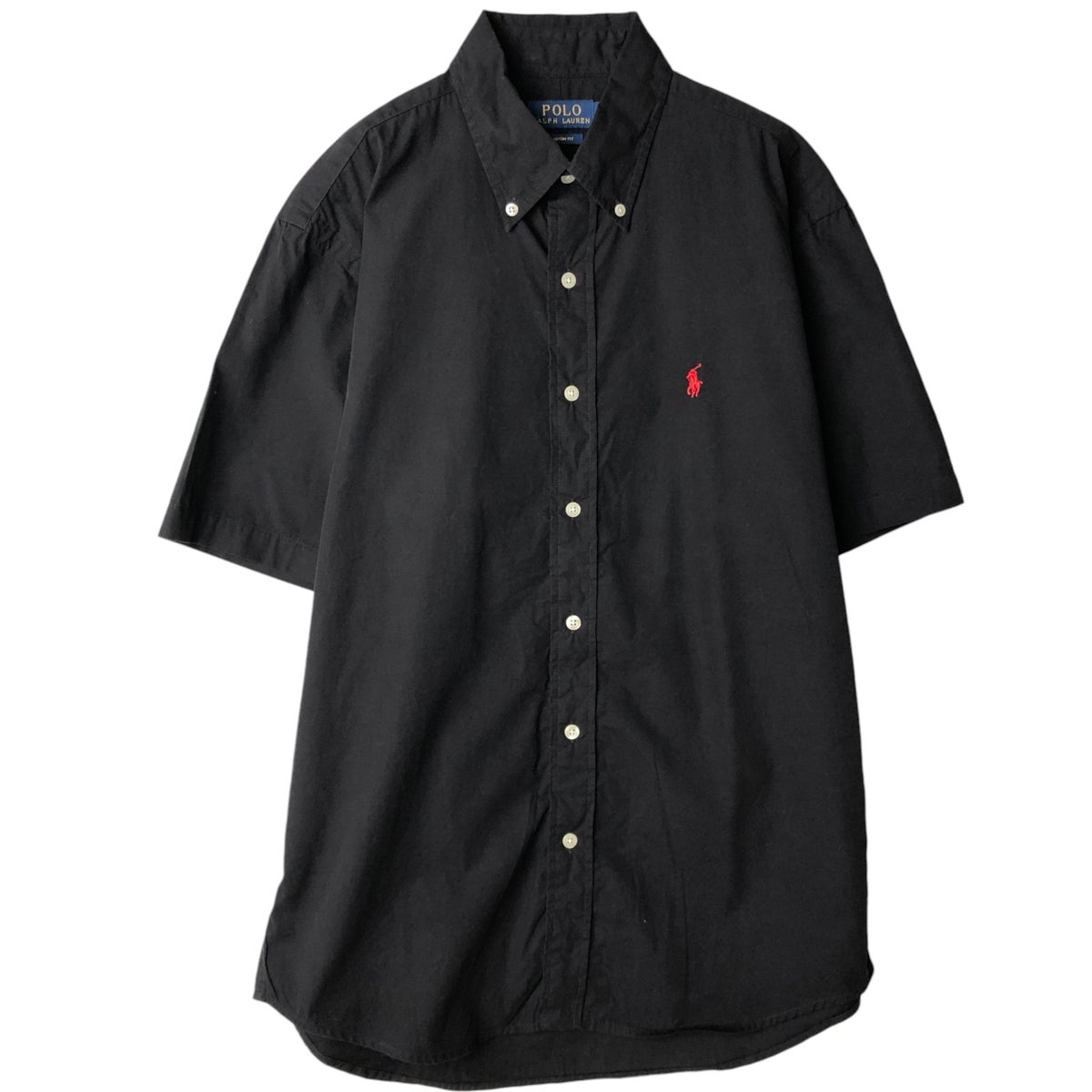 古着 ラルフローレン Ralph Lauren CUSTOM FIT ペイズリー柄 半袖