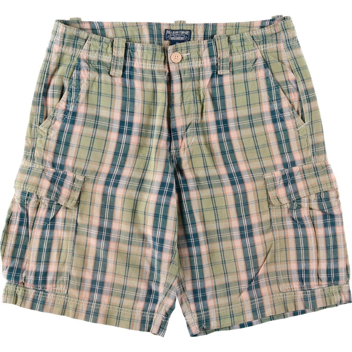 古着 ラルフローレン Ralph Lauren CLASSIC FIT チェック柄 パッチ