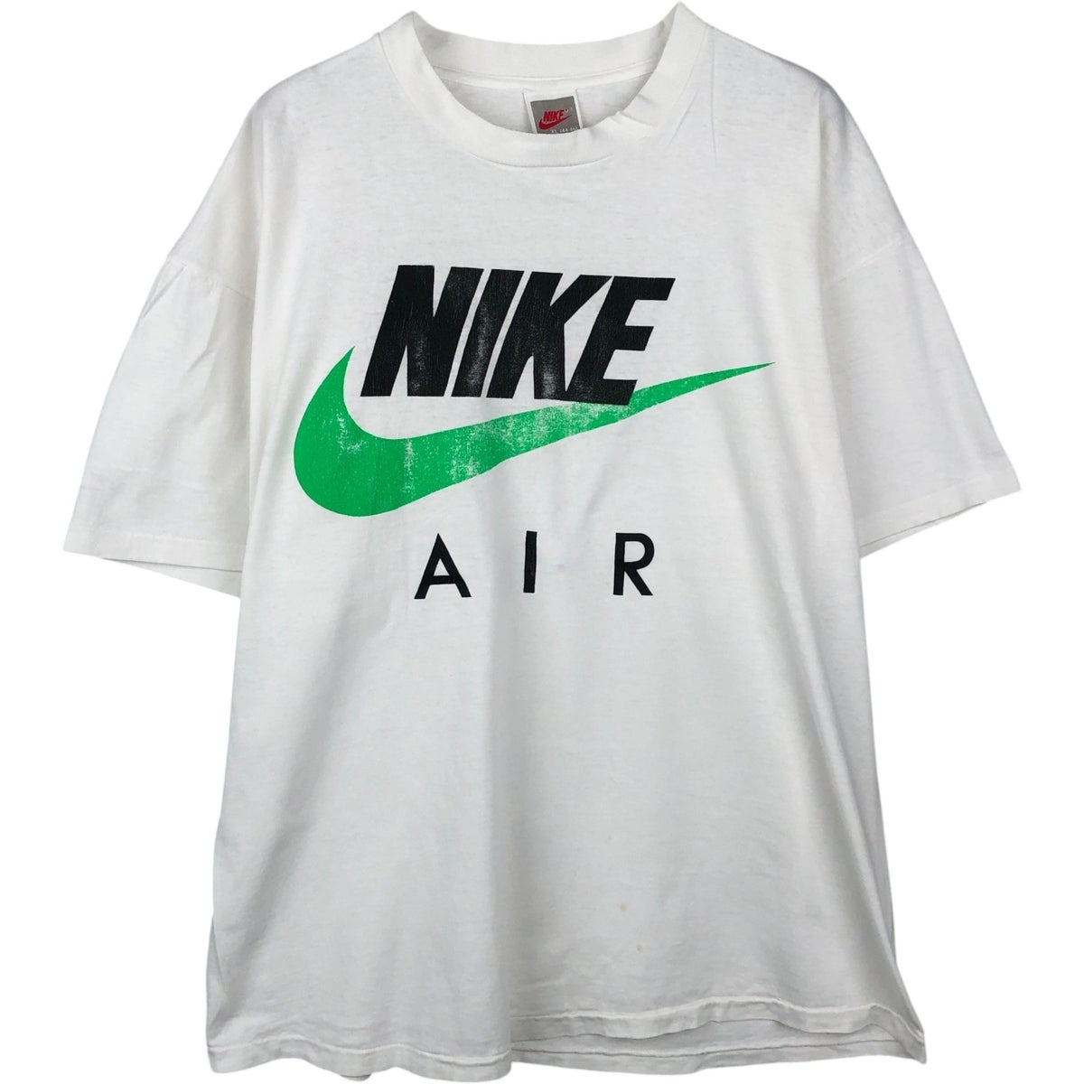 古着 90年代 ナイキ NIKE 銀タグ AIR デカロゴ ロゴTシャツ USA製