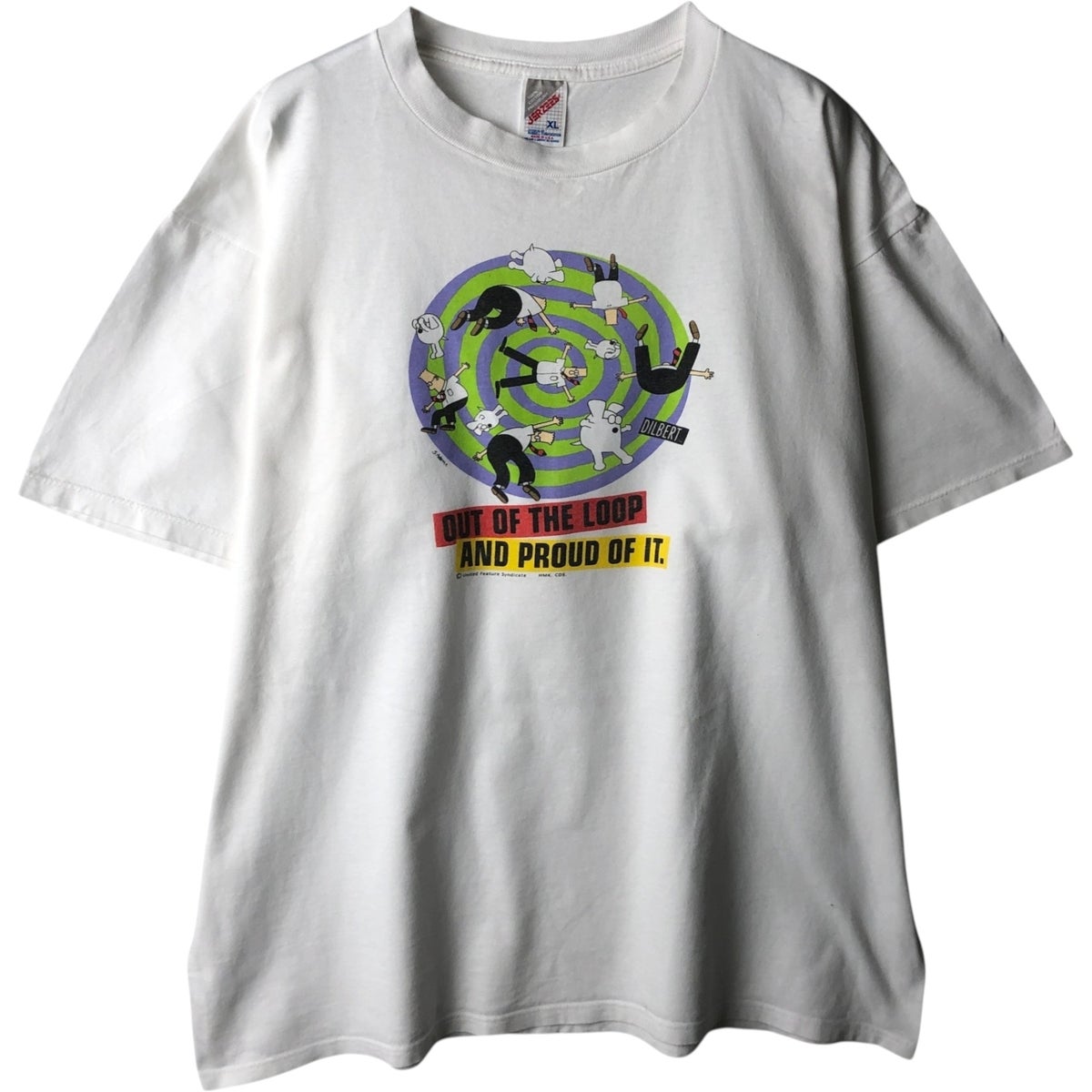 古着 90年代 ジャージーズ Jerzees スポーツプリントTシャツ USA製