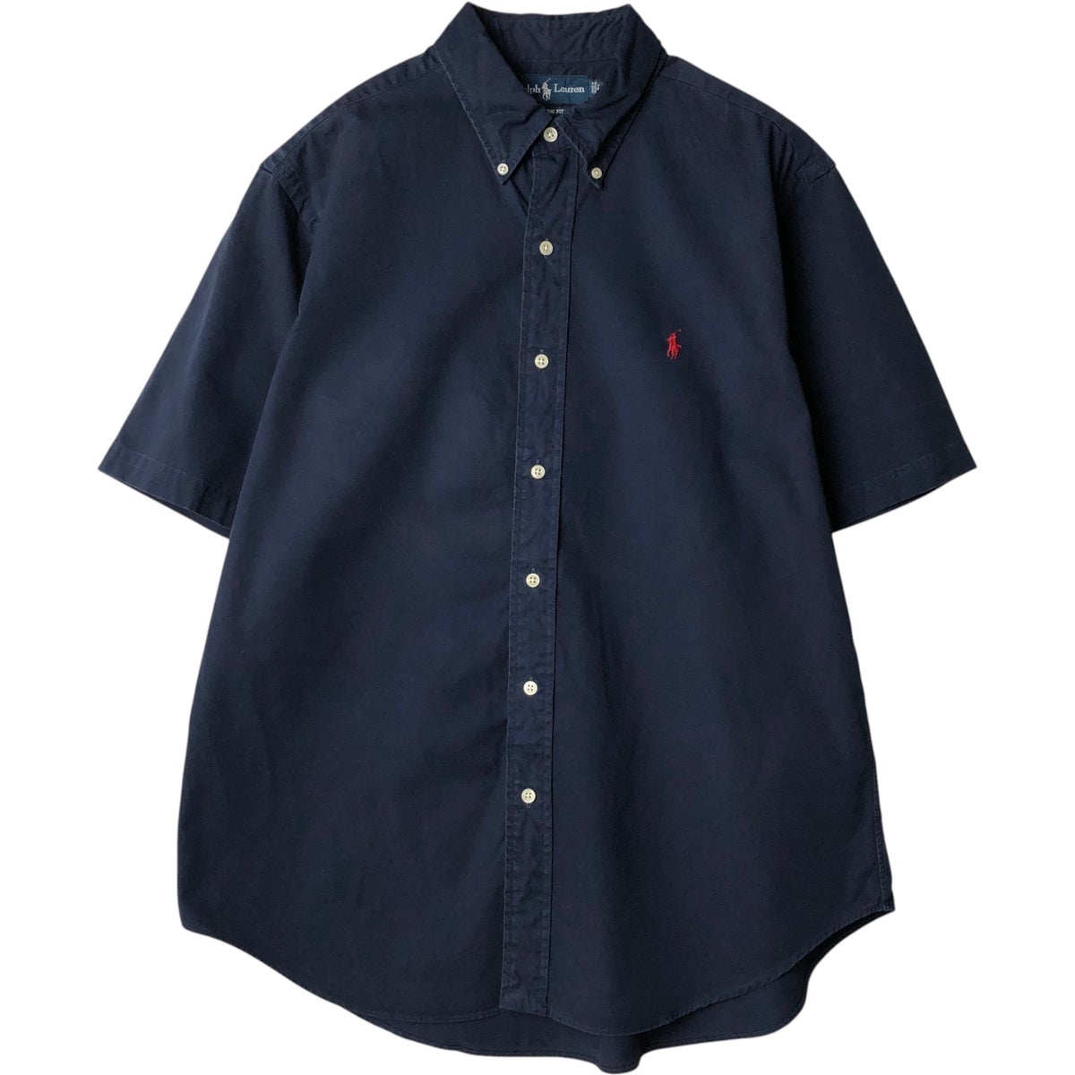 古着 ラルフローレン Ralph Lauren CLASSIC FIT RL UNTUCKED FIT シア