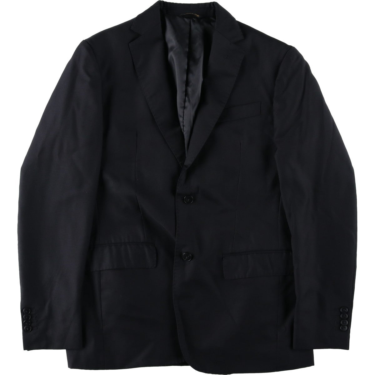 古着 Donna Karan ウールテーラードジャケット イタリア製 メンズXL