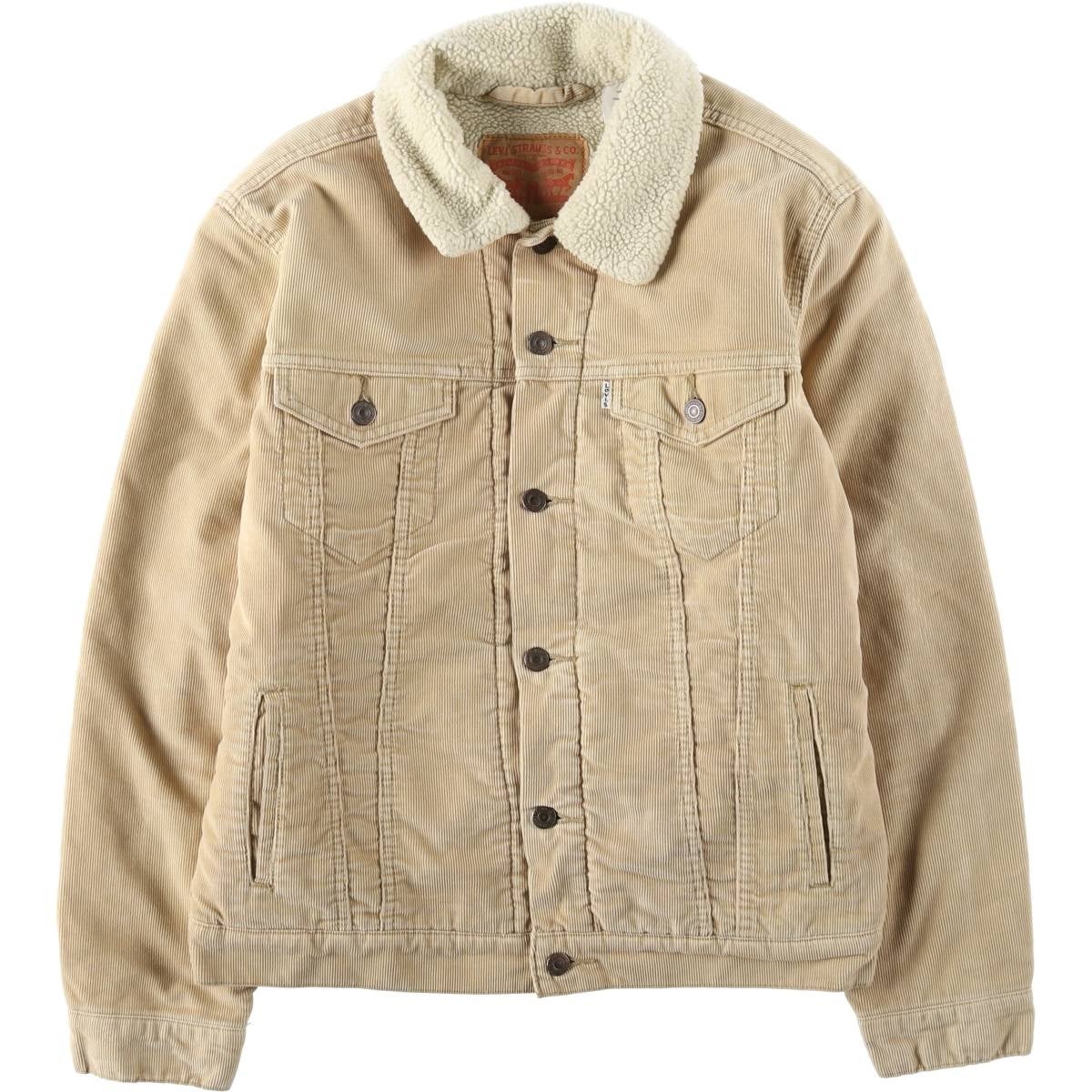 古着 リーバイス Levi's トラッカージャケット コーデュロイジャケット メンズXL相当/eaa636503 古着 リーバイス Levis トラッカージャケット 中綿入り コーデュロイ