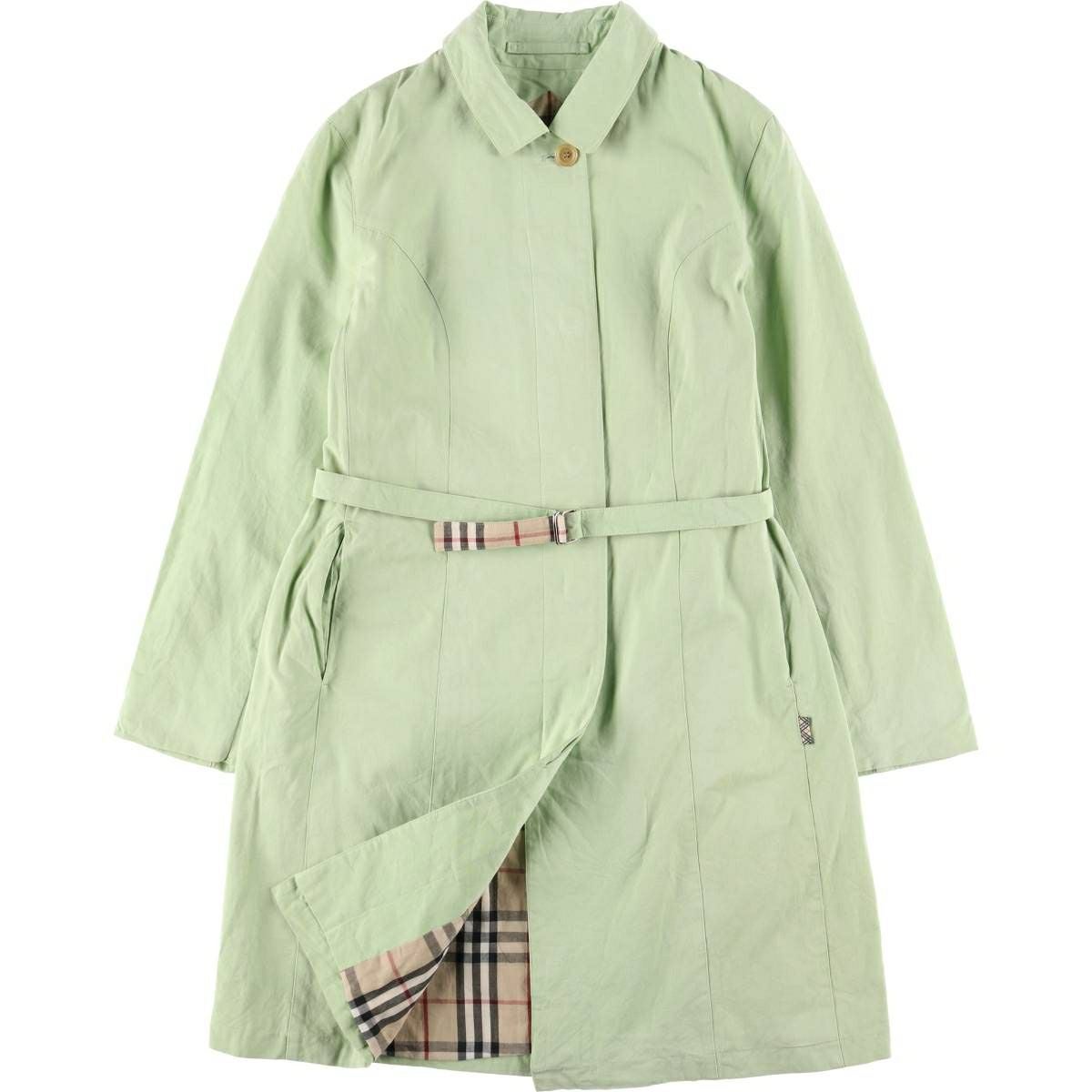美品 【最高メガチェック/ライナー付き】バーバリー バルマカーンコート L 古着 バーバリー Burberrys BURBERRY LONDON ガンクラブチェック