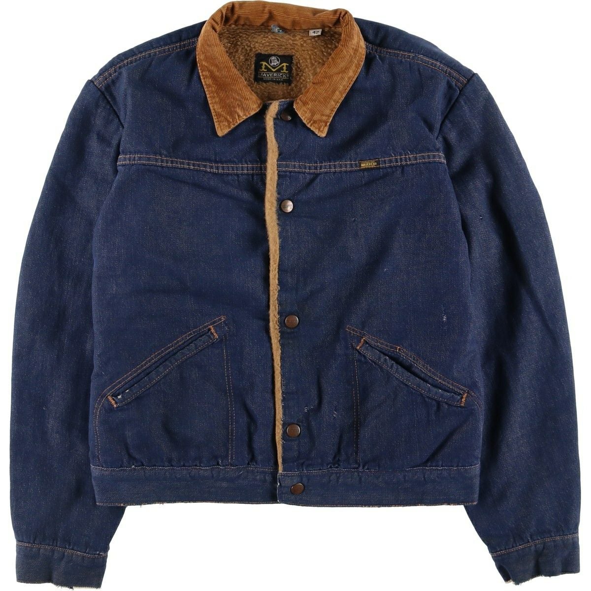 古着 70年代 マーベリック Maverick BLUE BELL バットダイ デニムボア