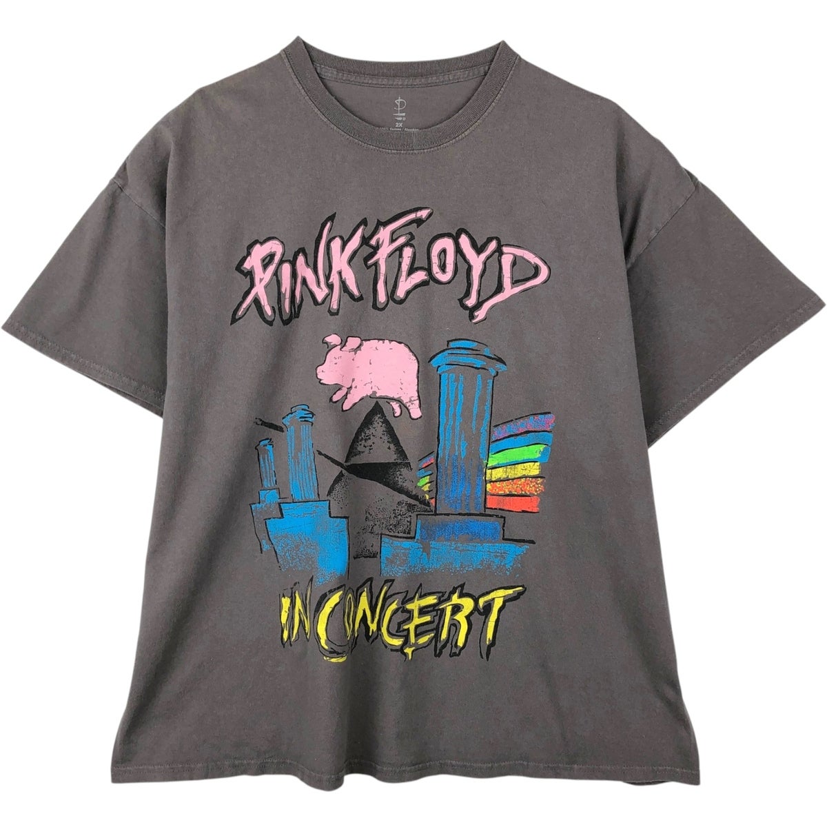 古着 PINK FLOYD ピンクフロイド バンドTシャツ バンT メンズXL相当