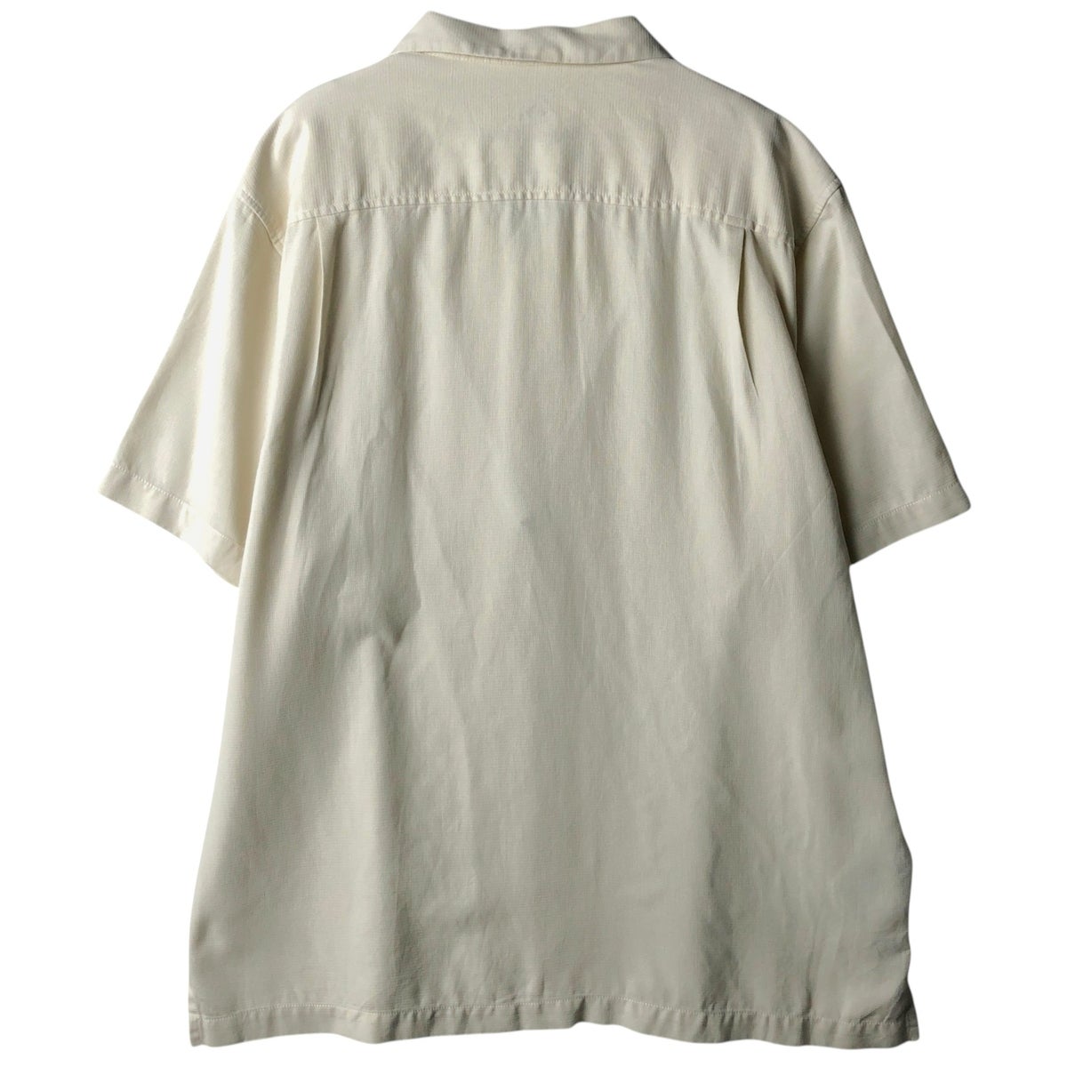 古着 トミーバハマ Tommy Bahama 半袖 オープンカラー シルクシャツ
