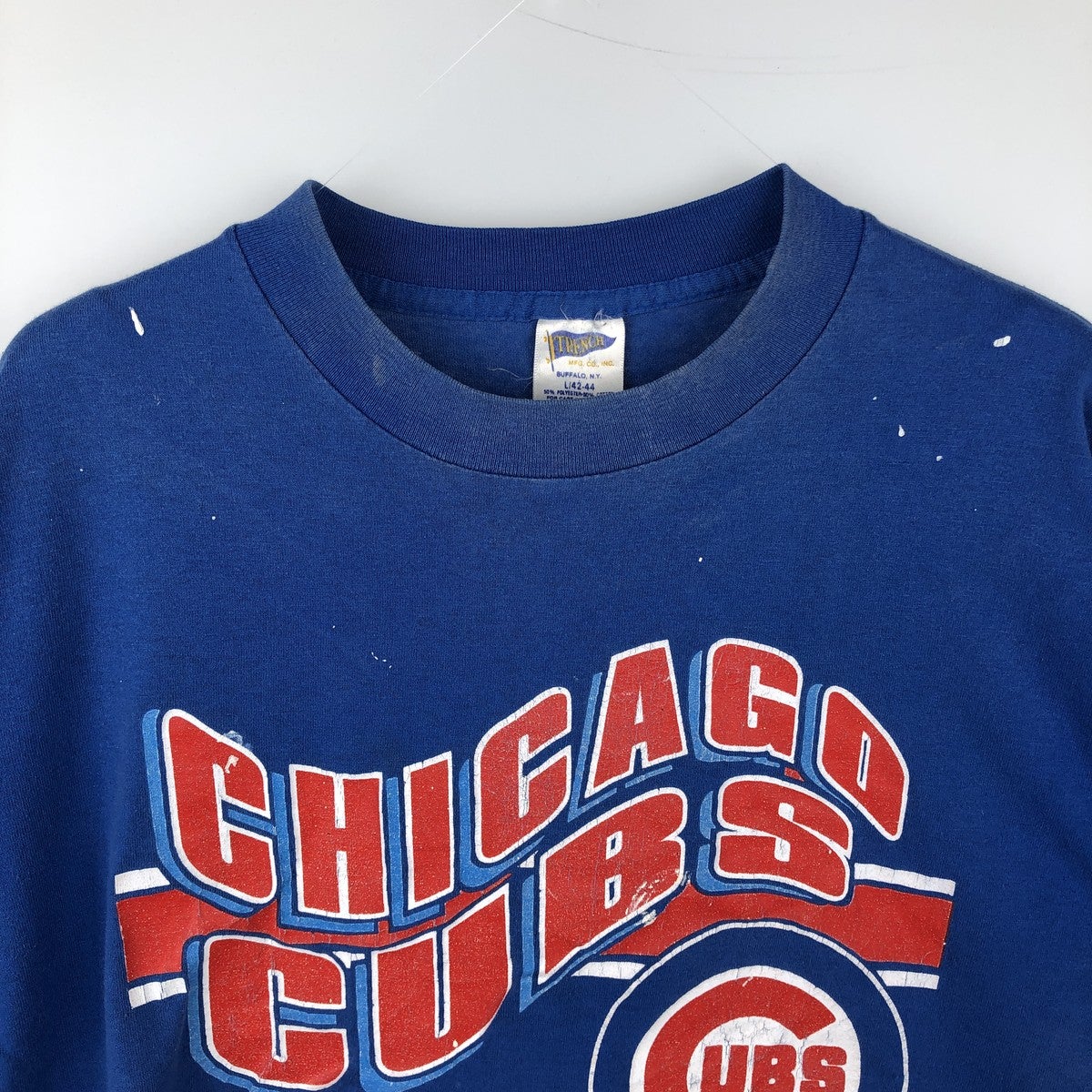 古着 90年代 TRENCH MLB CHICAGO CUBS シカゴカブス ロゴプリントT