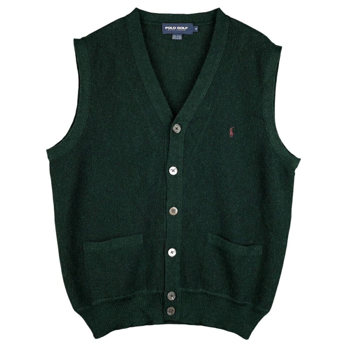 古着 ラルフローレン Ralph Lauren POLO GOLF ポロゴルフ 前開き