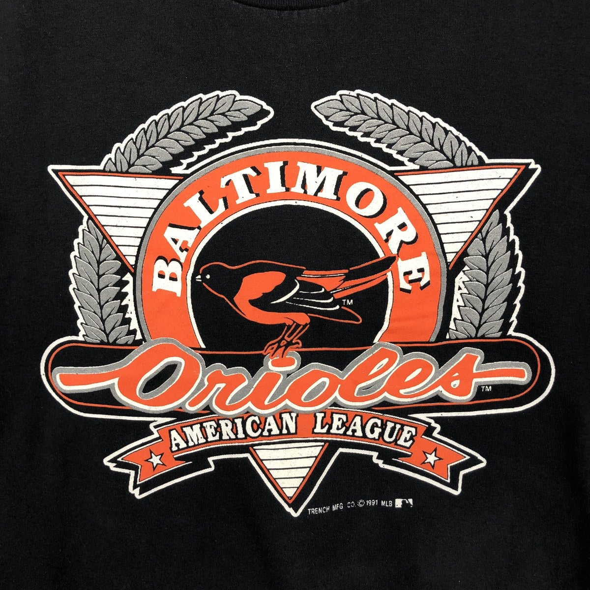 古着 90年代 TRENCH MLB BALTIMORE ORIOLES ボルチモアオリオールズ