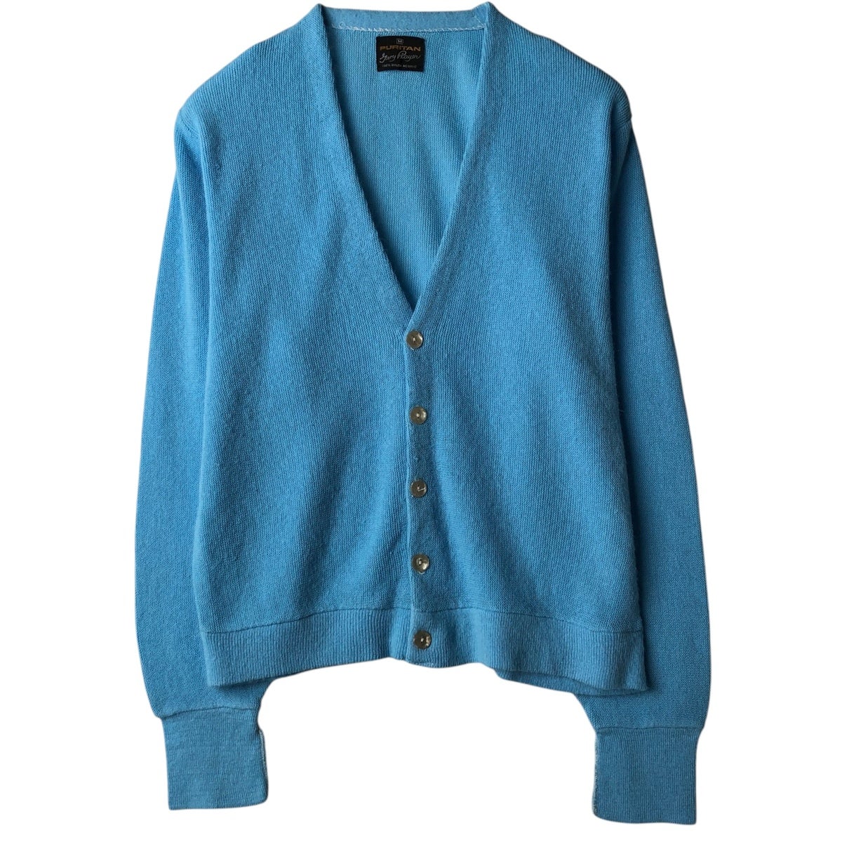 古着 70～80年代 JCPenney Vネック アクリルニットセーター メンズXL