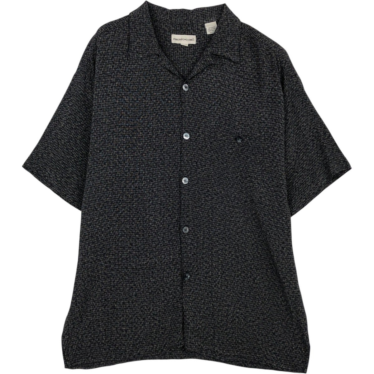 古着 ～90年代 FUN SHIRTS 総柄 半袖 オープンカラー ポリエステル