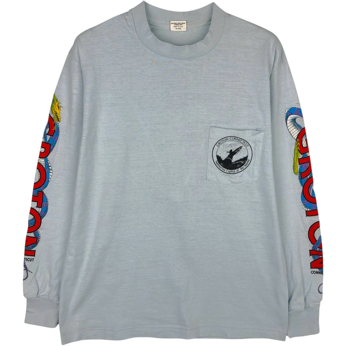 古着 ～90年代 Tee Jays HEF-T ロングTシャツ ロンT USA製 メンズL相当