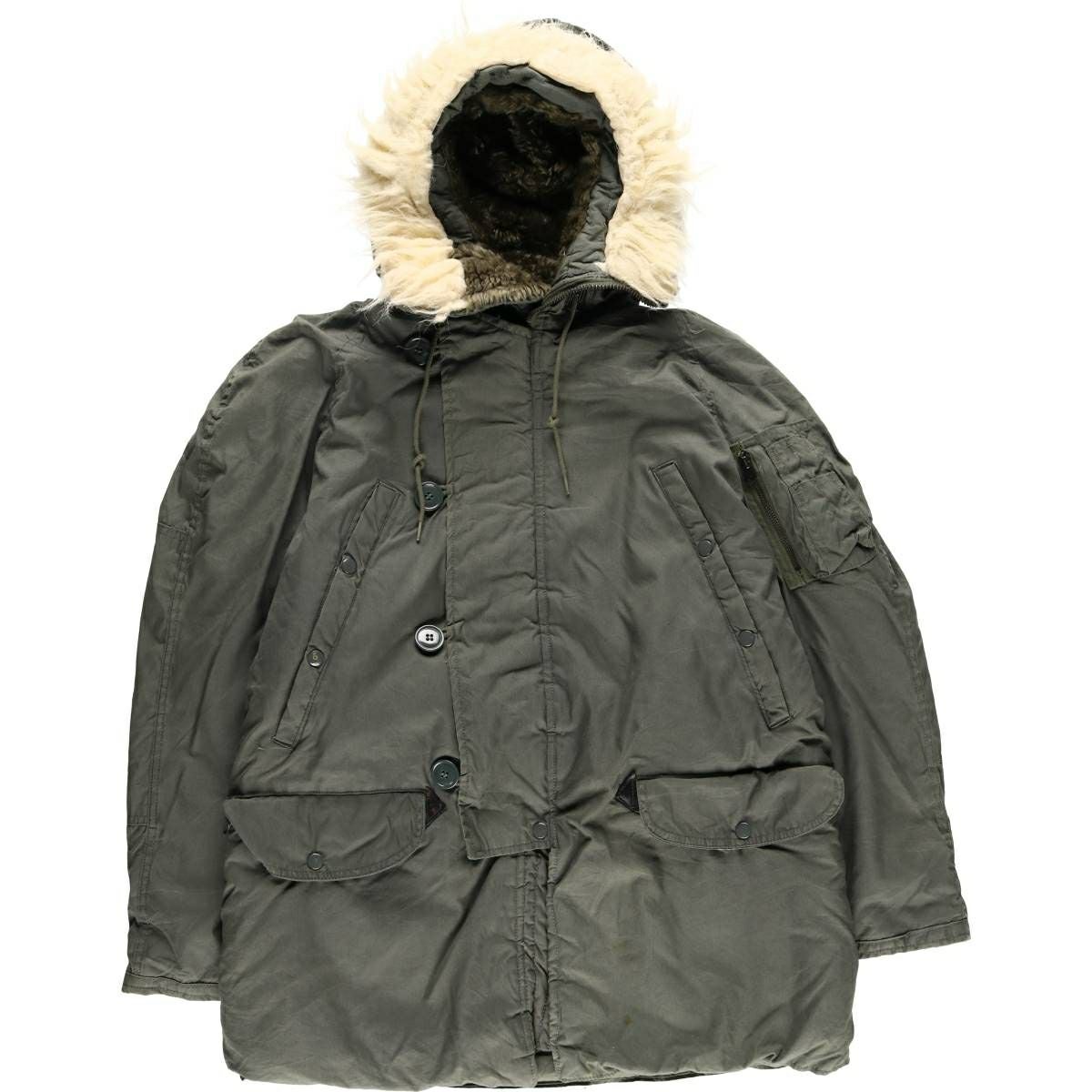 古着 90年代 米軍実品 アルファ ALPHA L-2B グランドクルー MIL-J