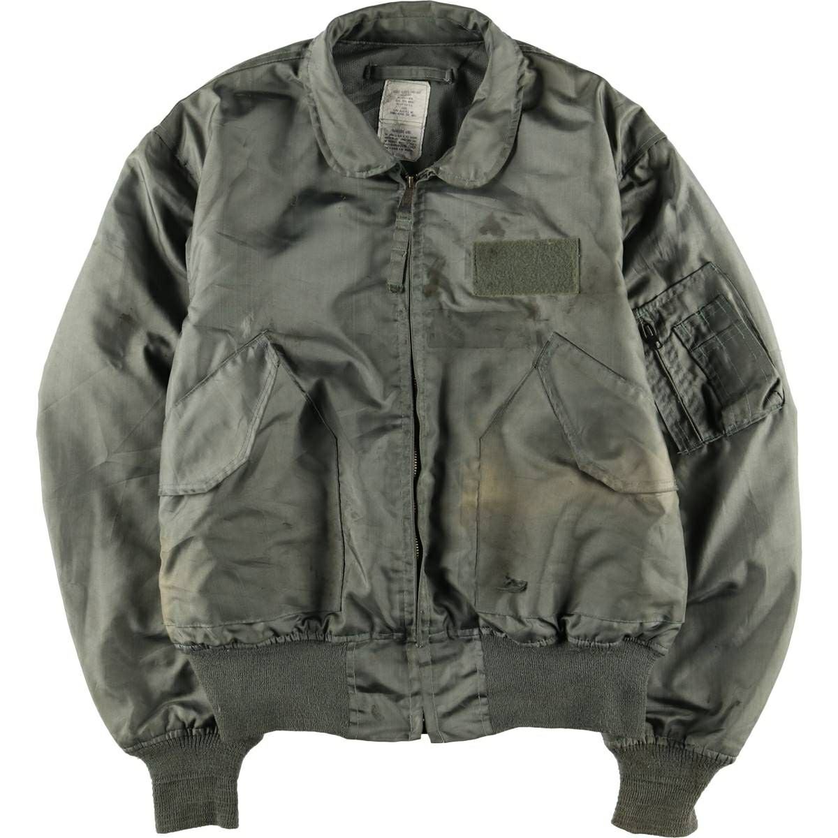 古着 米軍実品 CWU-36P ミリタリー フライトジャケット USA製 LARGE(42