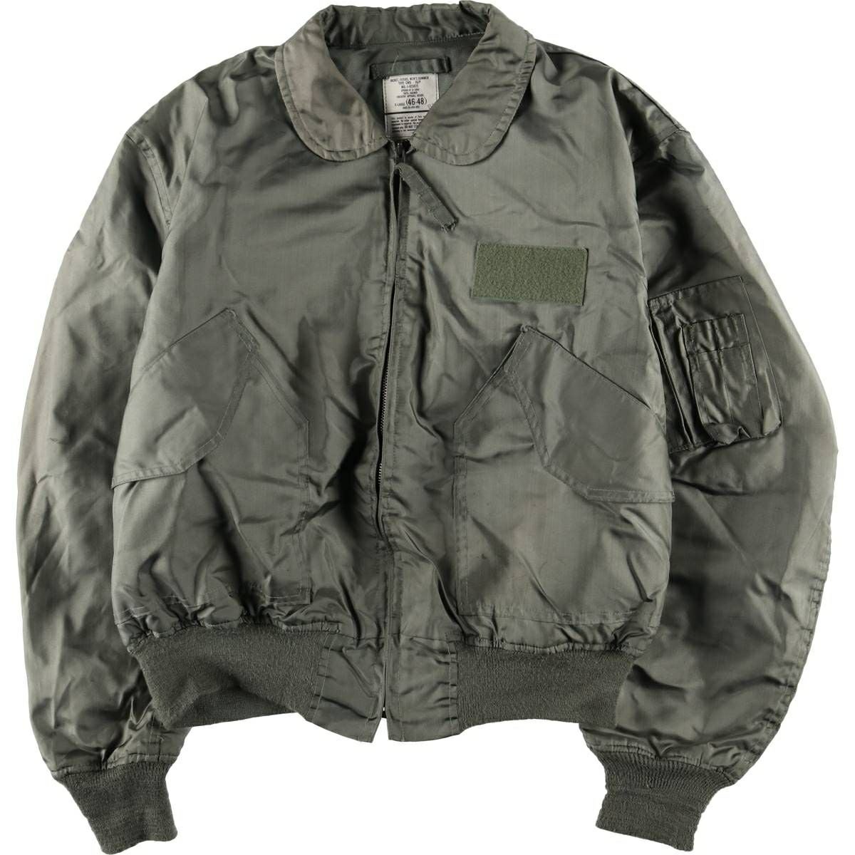 古着 80年代 米軍実品 N-3B ミリタリー フライトジャケット USA製 X