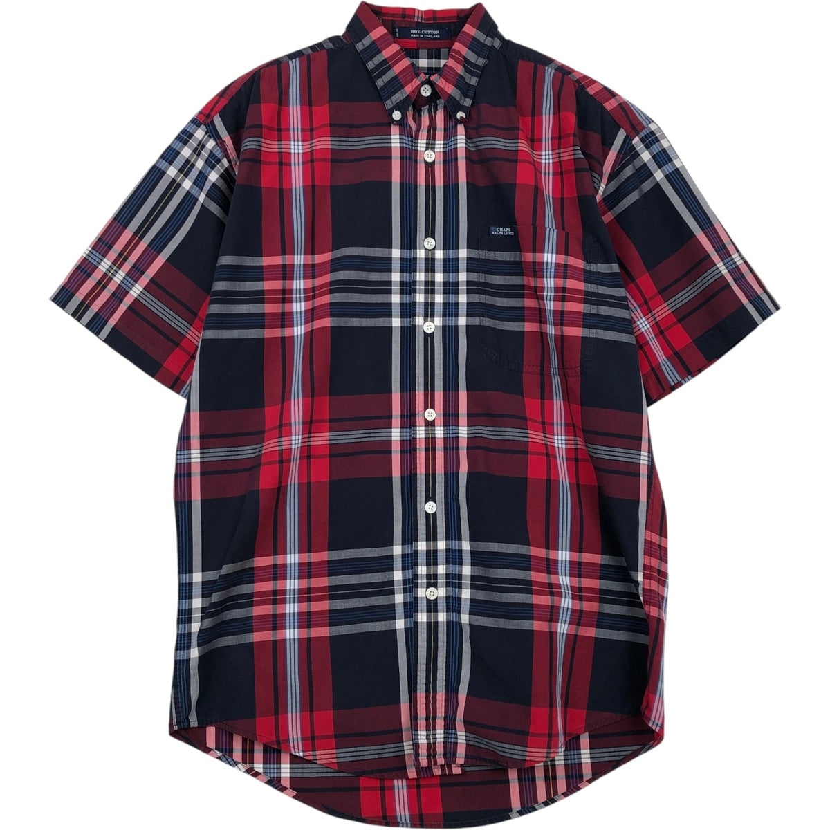 古着 ラルフローレン Ralph Lauren CHAPS チャップス マドラスチェック