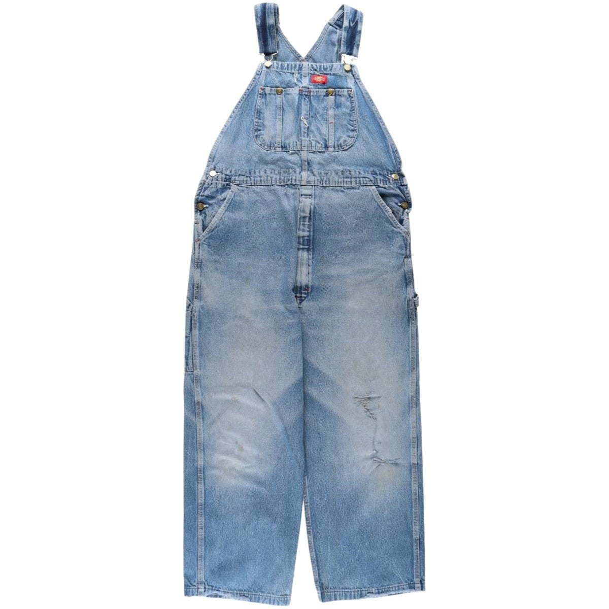 古着 ビッグサイズ ディッキーズ Dickies デニムオーバーオール メンズ