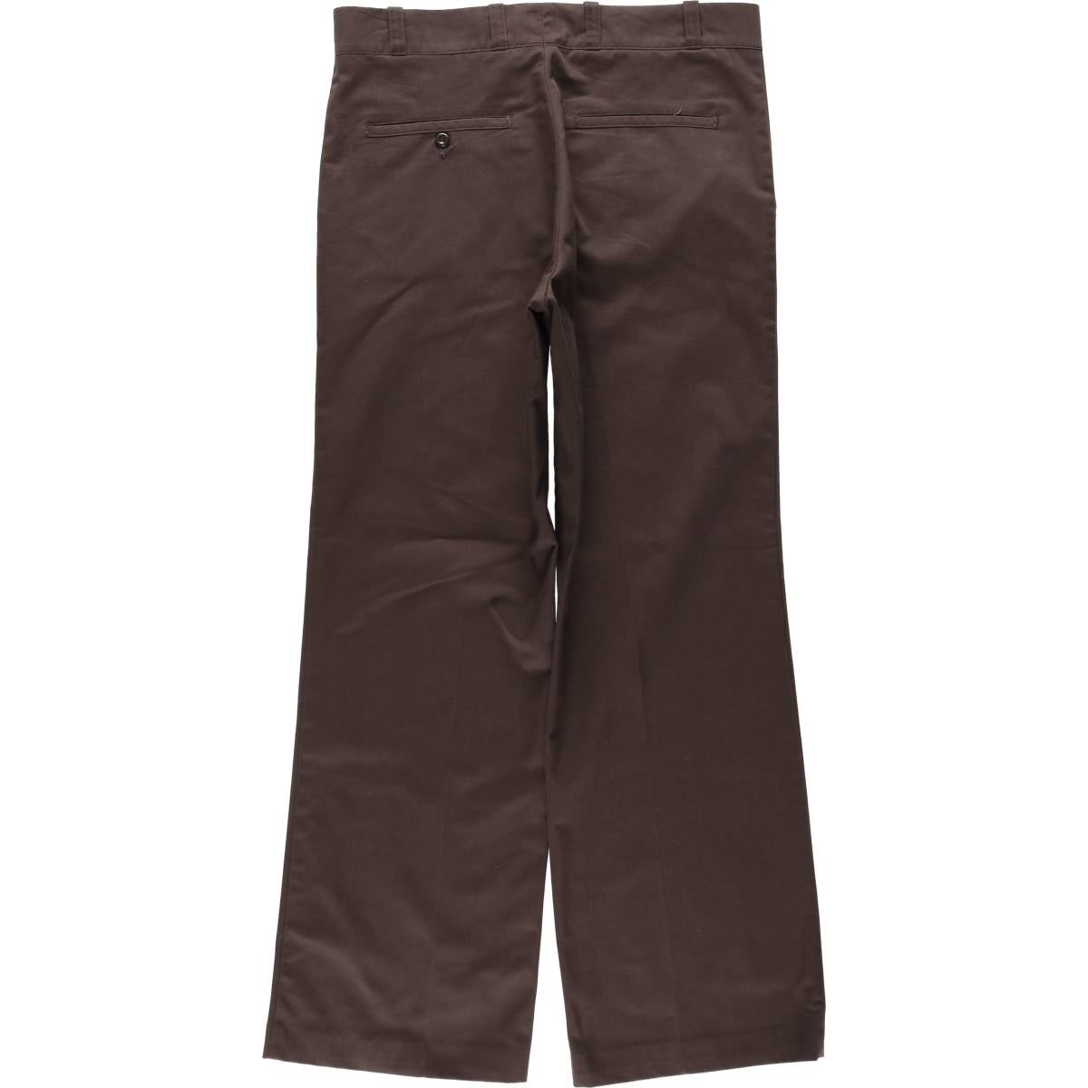 1970年代〜1980年代前半　Searsテーパードスラックス 古着 70～80年代 シアーズ Sears PERMA-PREST ワークパンツ メンズw33