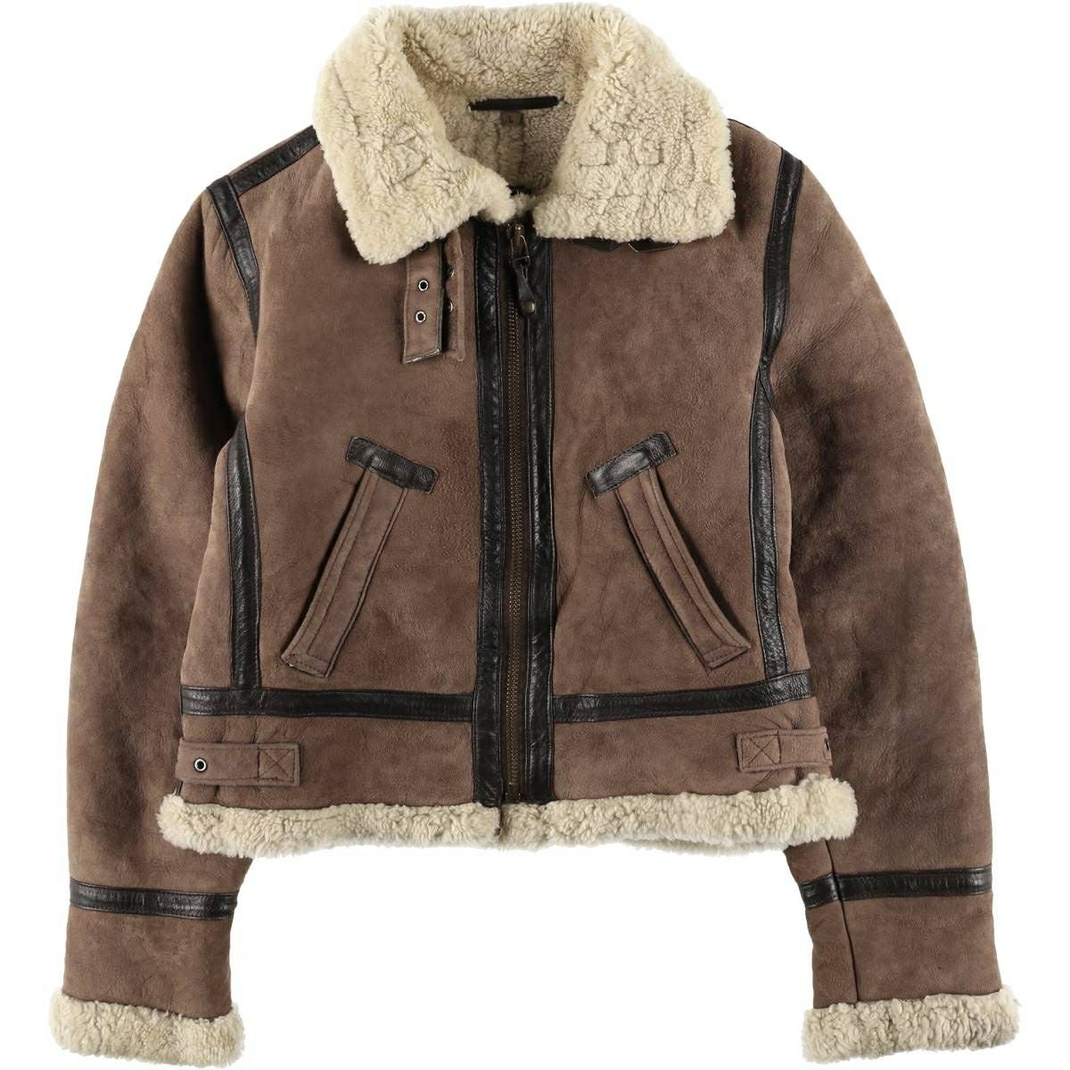 古着 80～90年代 ITINERANCE B-3タイプ シープスキン ムートン