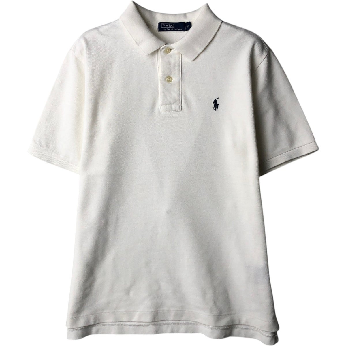 Polo Ralph Lauren ホワイト半袖ポロシャツ M美品‼️ POLO RALPH LAUREN（ポロ・ラルフローレン） 【並行輸入品】 ポロ