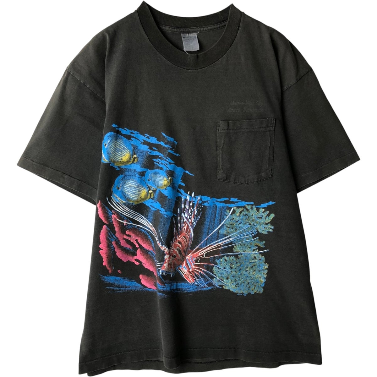 古着 ～90年代 魚柄 アニマルTシャツ メンズL相当 ヴィンテージ