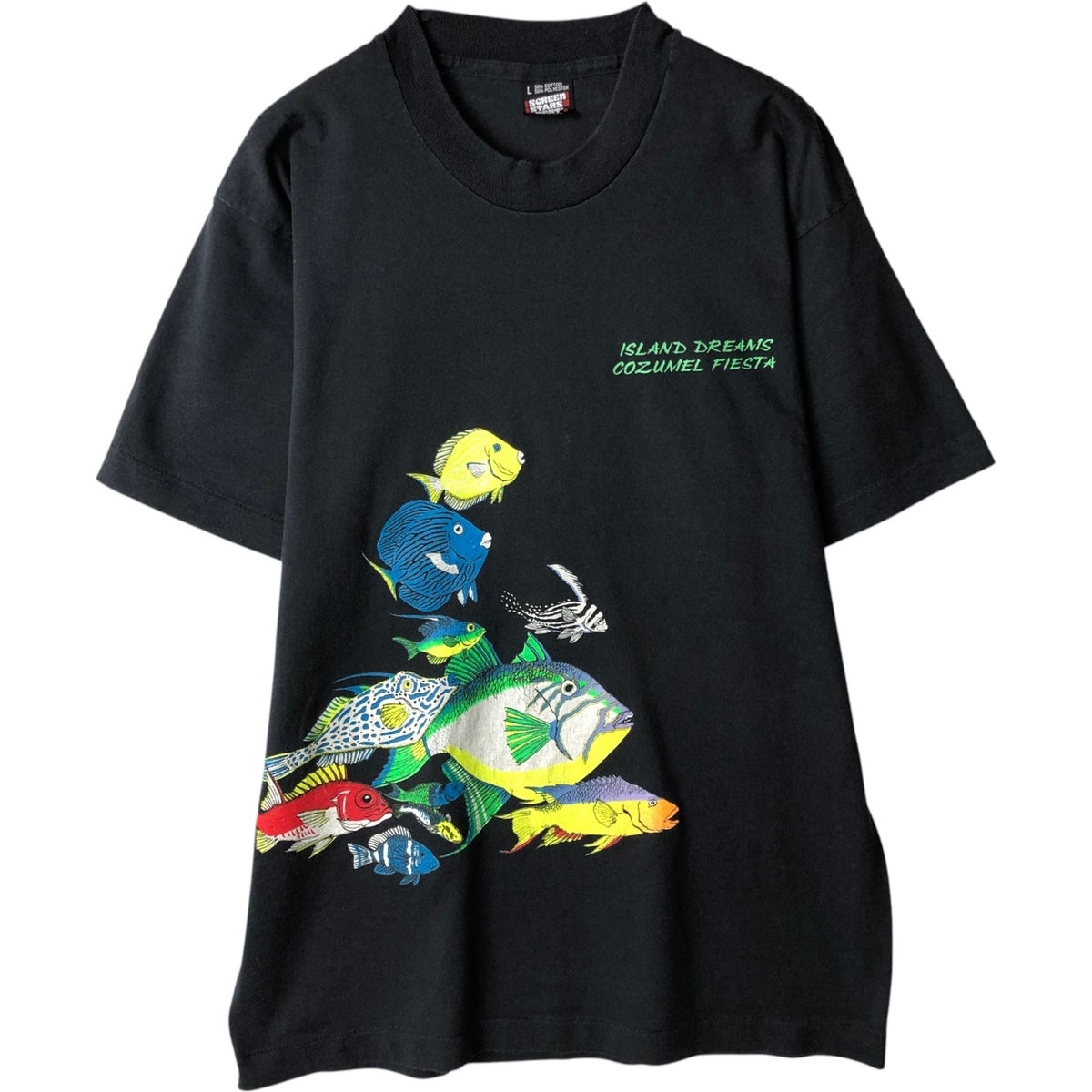 古着 90年代 スクリーンスターズ SCREEN STARS BEST 魚柄 アニマルT