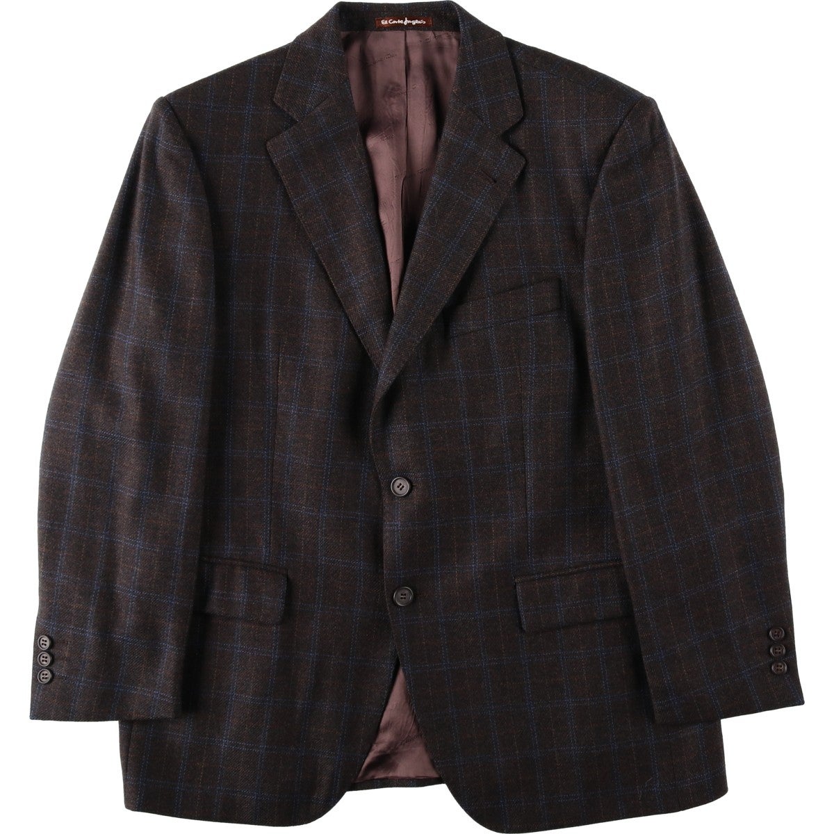 古着 SARTORIA ITALIANA ストライプ柄 ウールテーラードジャケット