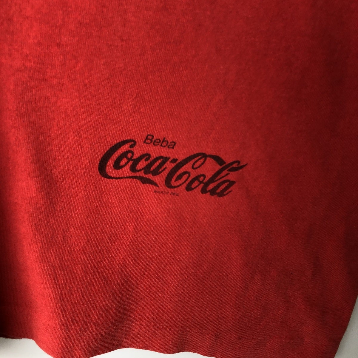 古着 ～90年代 COCA-COLA コカコーラ アドバタイジングTシャツ メンズM