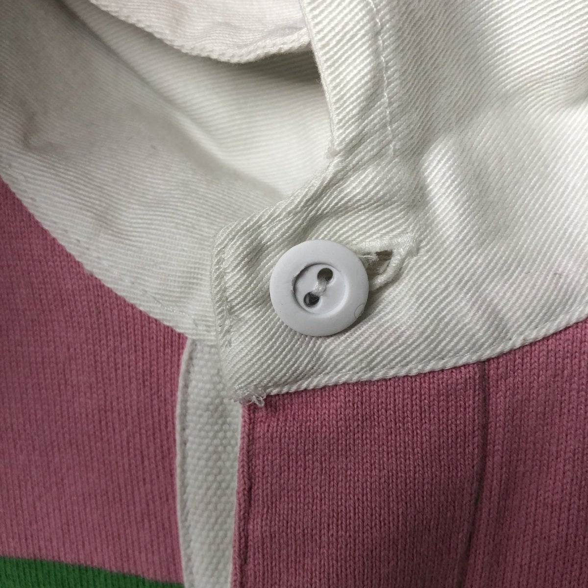 古着 ラルフローレン Ralph Lauren ボーダー柄 長袖 ラガーシャツ