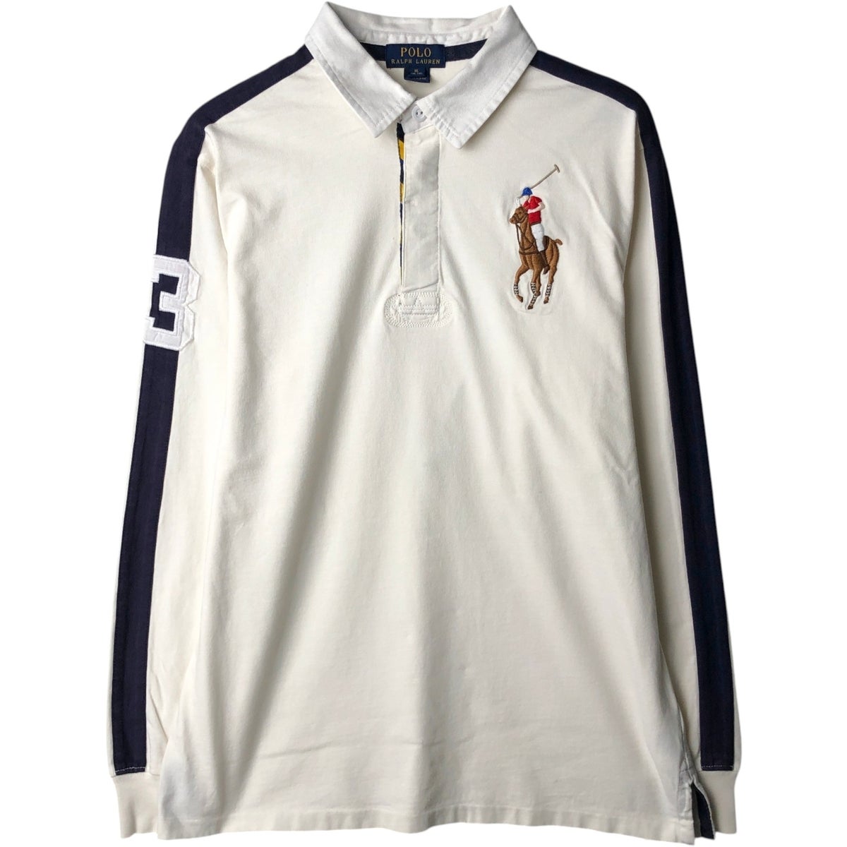 【POLO RALPH LAUREN】ラガーシャツヴィンテージ美品【みるく様】 ポロ ラルフローレン 長袖 ラグビー パーカー | ビンテージ古着屋Feeet